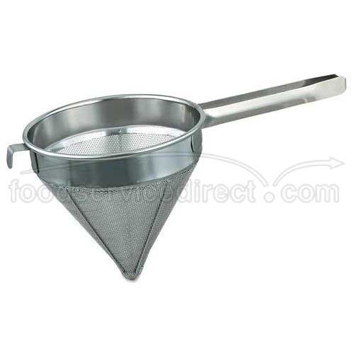 Alegacy 18/8 Stainless Steel Fine Mesh China Cap Strainer, 12 1/2 inch Bowl Diameter.