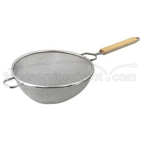 Alegacy Stainless Steel Medium Double Mesh Strainer, 10 1/4 inch Bowl Size.
