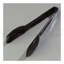 Black Carly Clear Revolutionary Plastic Salad Tong 6 inch
