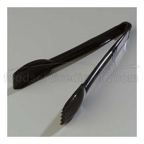 Black Carly Clear Revolutionary Plastic Salad Tong 9 inch