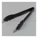 Black Carly Clear Revolutionary Plastic Utility Tong 9 inch