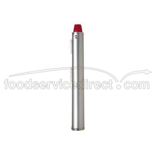 Dispense Rite ADJ-NS Stainless Spring Loaded Cup Dispenser, 3 11/16 x 25 1/2 inch -- 12 per case.