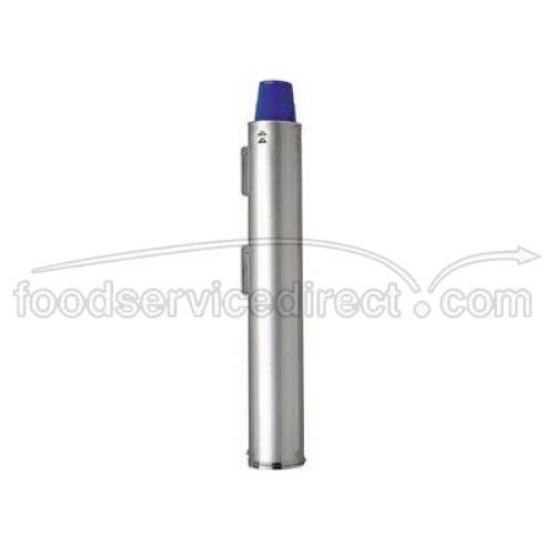 Dispense Rite ADJ-NS Stainless Spring Loaded Cup Dispenser, 4 1/8 x 25 1/2 inch -- 12 per case.