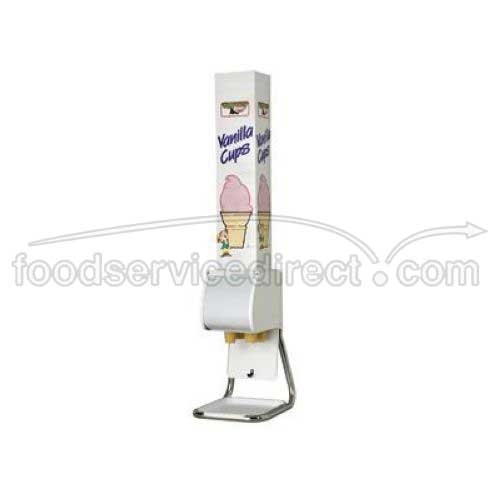 Dispense Rite White Countertop Boxed Cone Dispenser, 15 1/2 x 9 x 11 1/4 inch.