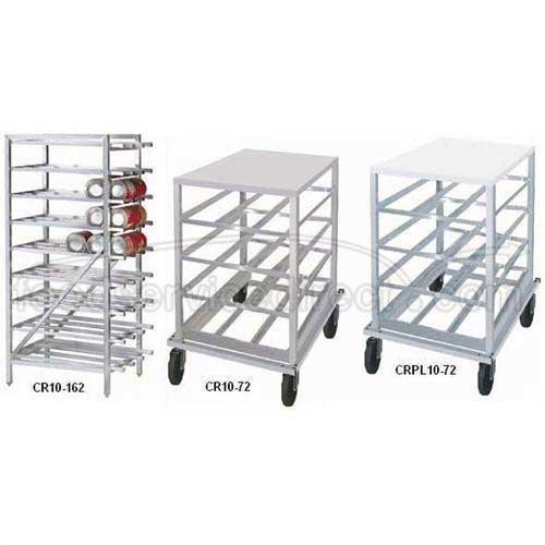 Heavy Duty Welded Aluminum Full Can Rack, Holds 162 #10 Size Cans Or 216 #5 Cans.