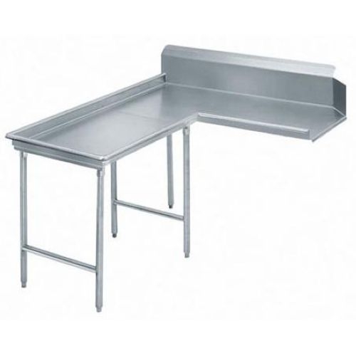 Advance Tabco Standard G70 Series 304 Stainless Steel Clean Island Dishtable Left Drainboard, 9 Feet.