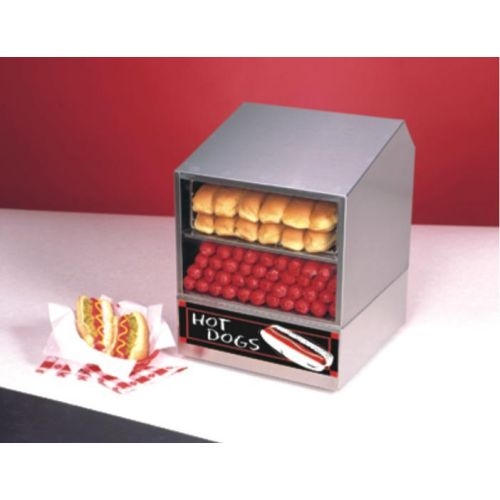 Nemco Food Equipment 150 Hot Dog Steamer, 7.5 Quart Capacity.