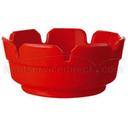 Black GET Enterprises inc Melamine Ashtray/Cigar Tray, 4 inch -- 24 per case.