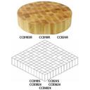 Chinese Chopping Round Block 18in.Diax3in. Non-Reversible.