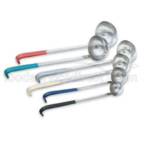 Ladles With Black Kool-Touch Handles - 18-8 Stainless Steel , Capacity 1 Ounce.