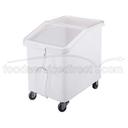 White 37 Gallon Ingredient Bin, Plastic -- 1 Per Case