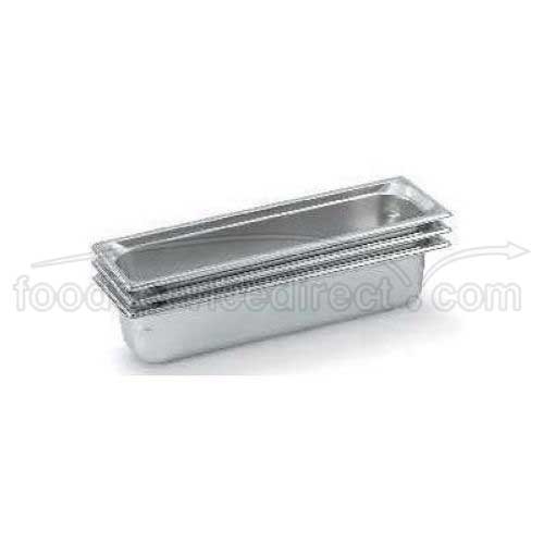 Vollrath Super Pan 3 Half-Long Size Steam Table Pan, 20 1/4 x 6 3/8 inch -- 6 per case.