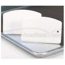 Traex White Polyethylene Flexible Pan Scraper, 3 5/8 inch Length.