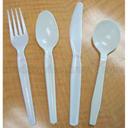 Goldmax Silver Series White Polystyrene Medium Heavy Weight Fork, 13 x 7.5 x 8 inch -- 10 per case.