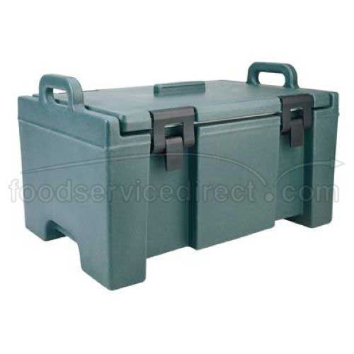 Black Cambro Insulated Food Pan Ultra Camcarrier, 26 5/8 x 18 x 15 3/4 inch.