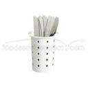 White Cambro Camrack Round Flatware Cylinder Rack -- 12 per case.