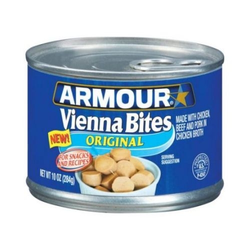 Armour Original Vienna Sausage Bite, 10 Ounce -- 12 per case.