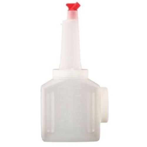 Traex Bar Keep II Squeeze Bottle with Colored Spout, 0.5 Gallon -- 6 per case.