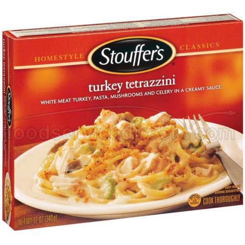 Nestle Stouffers Entree Turkey Tetrazzini, 12 Ounce -- 12 per case.