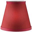 Hollowick Empire Fabric Crimson Candlestick Shade, 4 1/4 inch Height x 5 1/8 inch Dia.