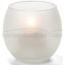 Hollowicks Satin Crystal Tealight Glass Lamp, 2 3/8 inch Height.