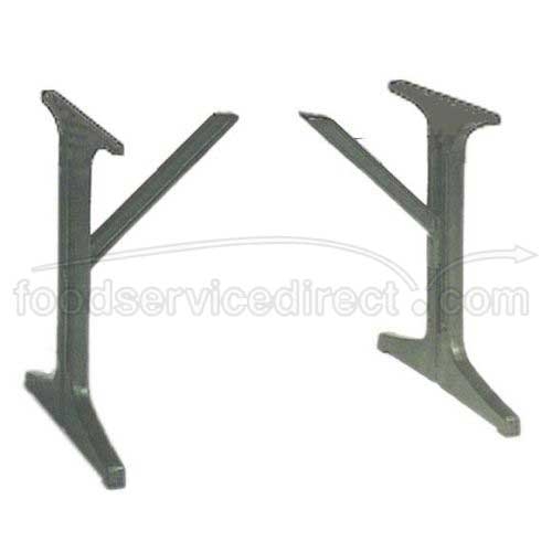 Grosfillex Charcoal Resin Lateral Base 1000 Only.