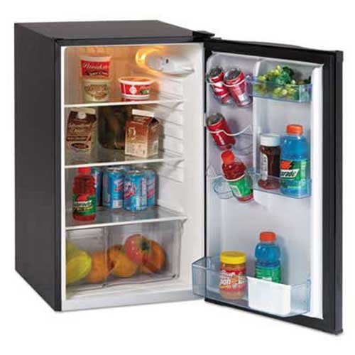 Avanti 4.3 CF Refrigerator, 19 1/2 inchW x 22 inchD x 33 inchH, Black