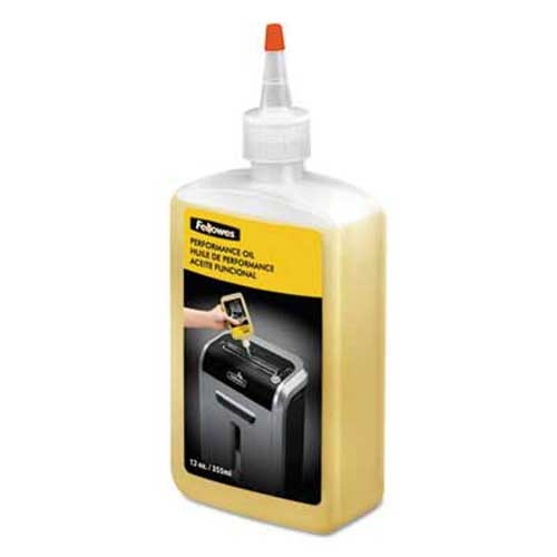 Fellowes Powershred Performance Oil, 12 oz. Bottle w/Extension Nozzle