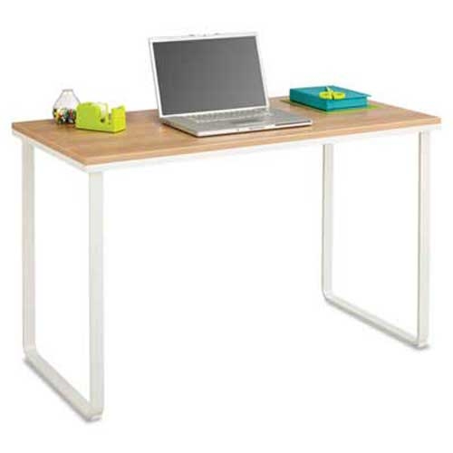 Safco Steel Workstation, 47-1/4w x 24d x 28-3/4h, Beech/White