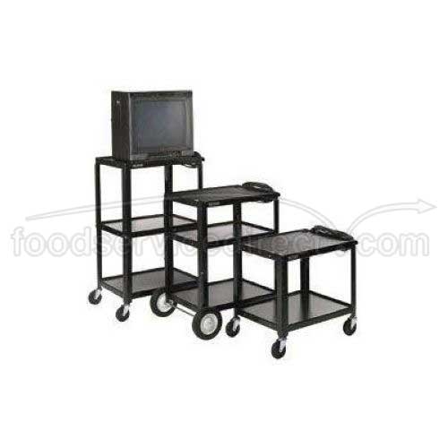 Luxor Duraweld Fixed Height Open Shelf Table, 24 x 18 x 26 inch.