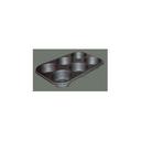 Winco Tin Plate 6 Cup Non Stick Muffin Pan, 13 x 8 1/2 inch.