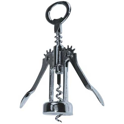 Winco Chrome Wing Type Cork Screw -- 12 per case.