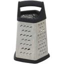 Winco Stainless Steel 5 Sides Grater with Soft Grip Handle -- 12 per case.