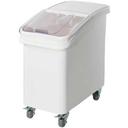 Winco Ingredient Bin with Brake Casters and Scoop, 27 Gallon.