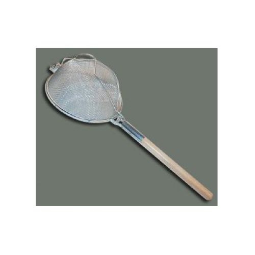 Winco Tinned Reinforced Double Mesh Strainer, 10 1/2 inch.