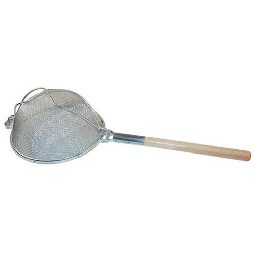 Winco Tinned Double Mesh Strainer with Reinforced Bowl, 12 inch.