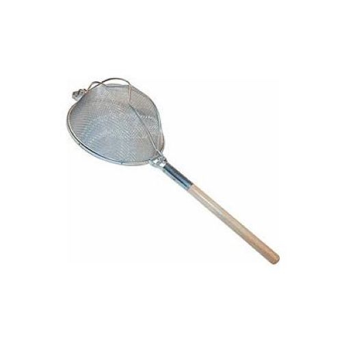 Winco Tinned Double Mesh Strainer with Reinforced Bowl, 14 inch.