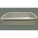 Brown Winco Plastic Dish Box, 7 inch.