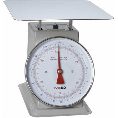 Winco 130 Pound Receiving Scale, 9 inch Dial -- 2 per case.
