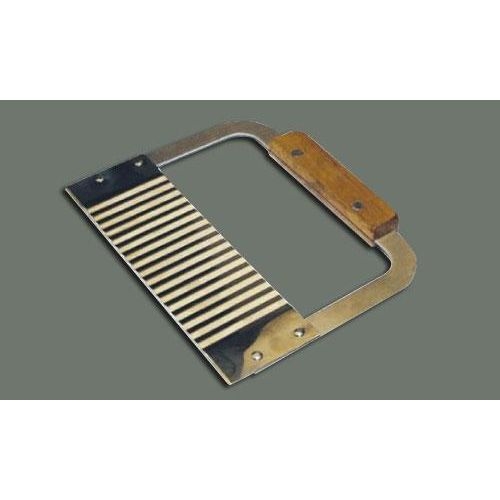 Winco Stainless Steel Serrator with Wood Handle, 7 inch.