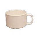 Yanco Ardis Melamine Beige Round Soup Mug with Handle, 8 Ounce -- 48 per case.
