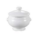 Yanco Porcelain White Round Accessories Lion Bouillon with Lid, 12 Ounce -- 24 per case.