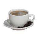 Yanco Normandy Ceramic American White Round Saucer, 5 1/2 inch Diameter -- 36 per case.