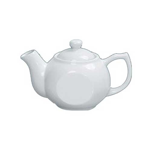 Yanco Porcelain White Accessories Coffee/Teapot with Raised Lid, 15 Ounce -- 36 per case.