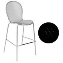 Emu Ronda Antique Black Outdoor Indoor Stacking Barstool, 46 x 21.5 x 25 inch -- 2 per case.