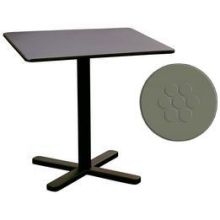 Emu Darwin Antique Moss Grey Outdoor Indoor Square Tilt Top Nesting Table, 28 x 29 inch.