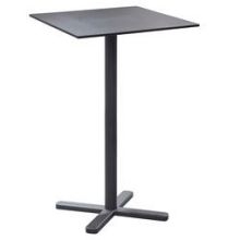 Emu Darwin Antique Black Square Outdoor Indoor Tilt Top Nesting Bar Table, 41.5 x 28 inch.