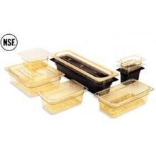 H Pan Food Storage Pan, Black, 12 3/4 X 20 7/8 x 2 1/2 inch -- 6 per case
