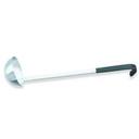 Ladles With Black Kool-Touch Handles - 18-8 Stainless Steel , Capacity 6 Ounce.
