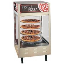 Nemco Food Equipment 4 Tier Rotating Pizza Display Case, 33.88 x 18.5 x 18.5 inch.